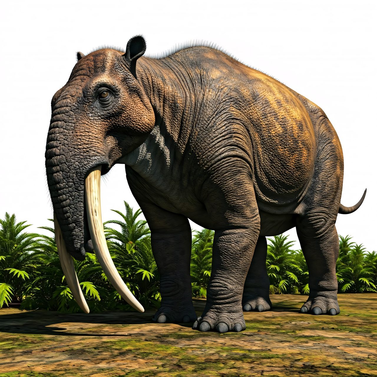 prehistoric platybelodon elephant