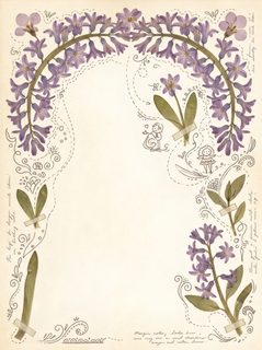 pressed flower journal frame