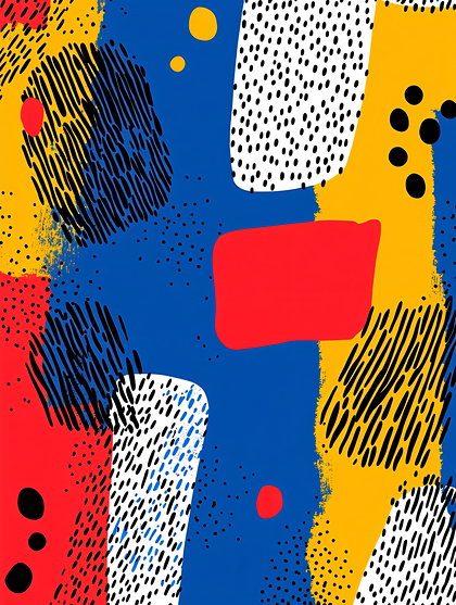 Primary Colors Abstract