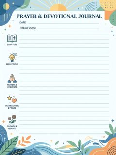devotional journal template