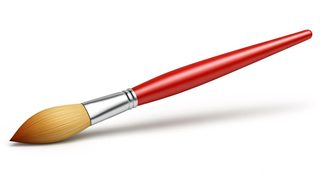 red handle paintbrush