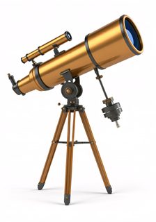 brass astronomical telescope