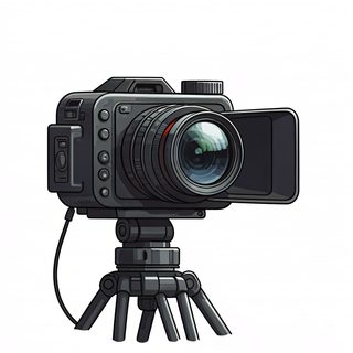 camera on tripod