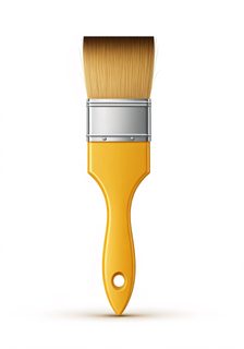 yellow paint brush
