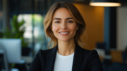 Professional Woman Smiling