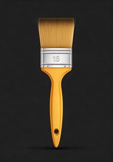 yellow paint brush
