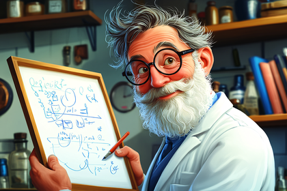 Professor Explaining Formula