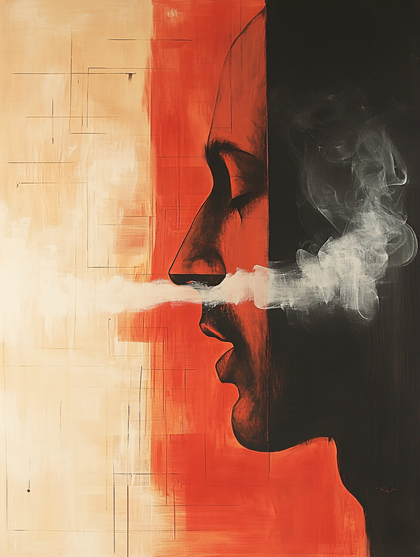 Profile With Smoke