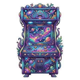 cosmic arcade cabinet