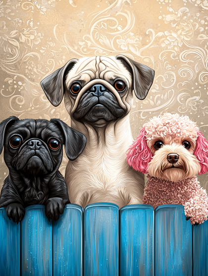 Pug Poodle Pals