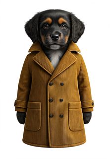 Dog in Corduroy