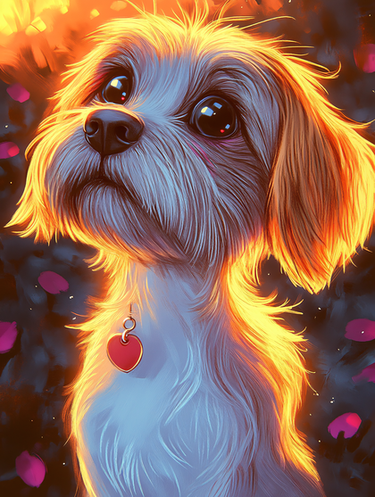 Puppy Love Portrait