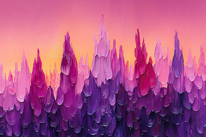 Purple Peaks Sunset