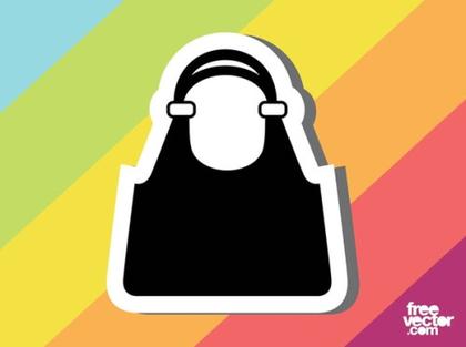 Purse Sticker Free Vector