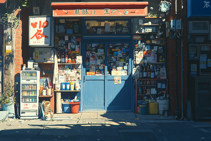 Quaint Japanese Shopfront