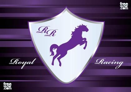 Racing Emblem Free Vector