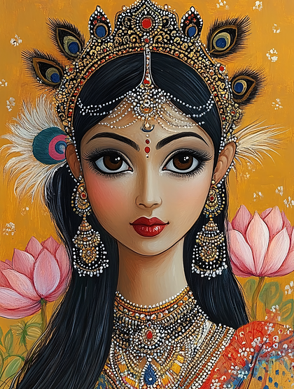 Radha Krishna Portrait