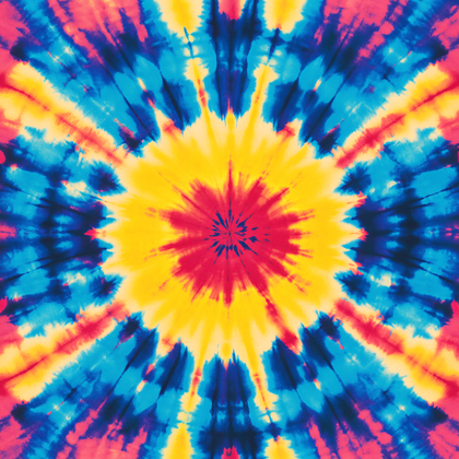 Radial Tie Dye Pattern
