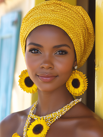 Radiant Beauty Sunflower Adorned