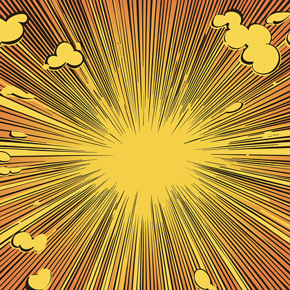 Radiant Burst Background