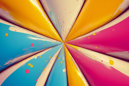 Radiant Burst Of Colors