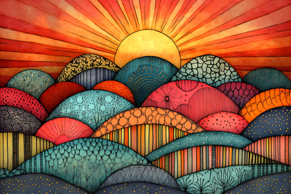 Radiant Hills Landscape