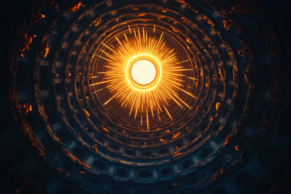 Radiant Light In Circular Architecture