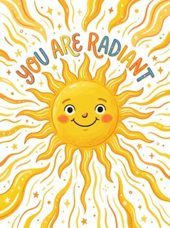 smiling sun illustration
