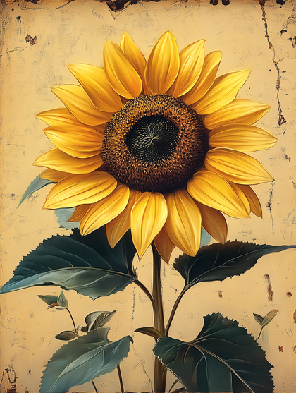 Radiant Sunflower Art