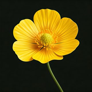 yellow buttercup flower