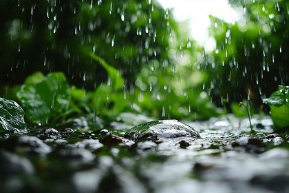Rain-Kissed Landscape