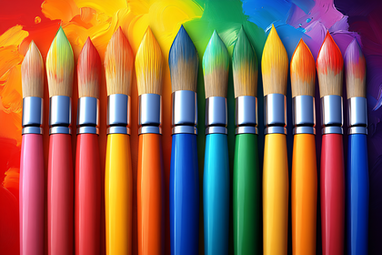 Rainbow Brushes