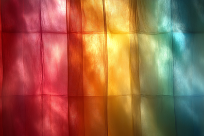 Rainbow Fabric Panels