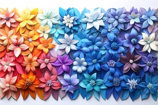 Rainbow Flower Arrangement