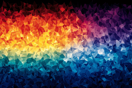 Rainbow Geometric Abstract
