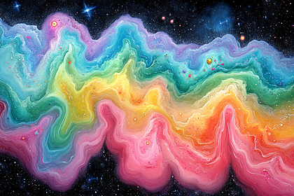 Rainbow Nebula Galaxy