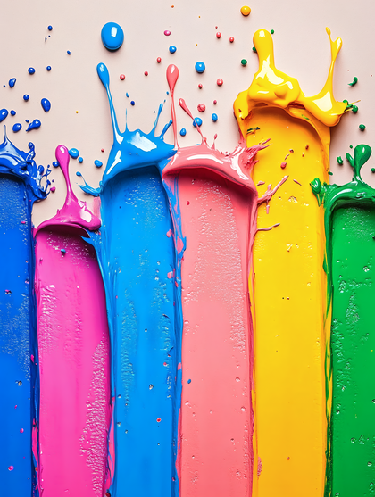 Rainbow Paint Splash