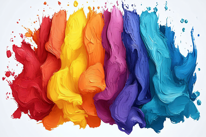 Rainbow Paint Splash