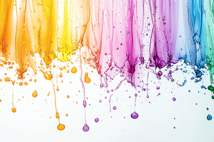 Rainbow Paint Splash