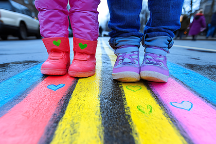 Rainbow Road Feet