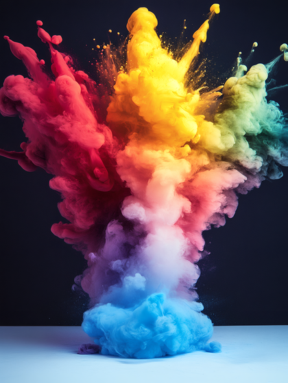 Rainbow Smoke Explosion