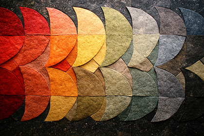 Rainbow Stone Tile Mosaic