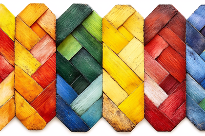 Rainbow Wooden Tiles