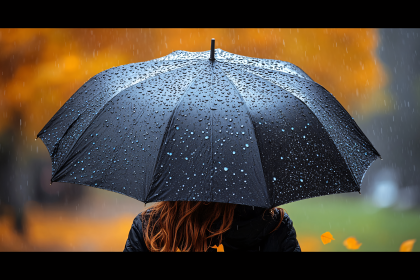 Raindrops on Umbrella