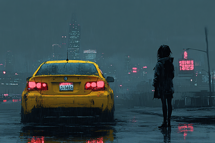 Rainy Night City Taxi