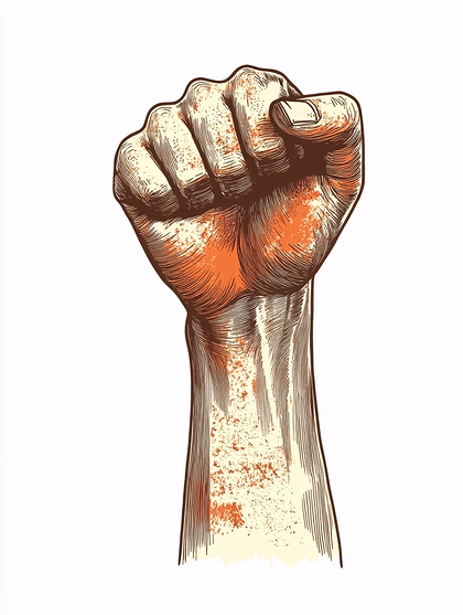 Raised Fist Illustration