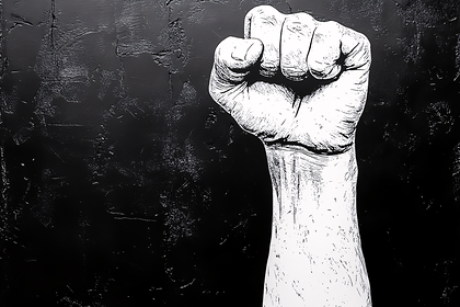Raised Fist Of Protest