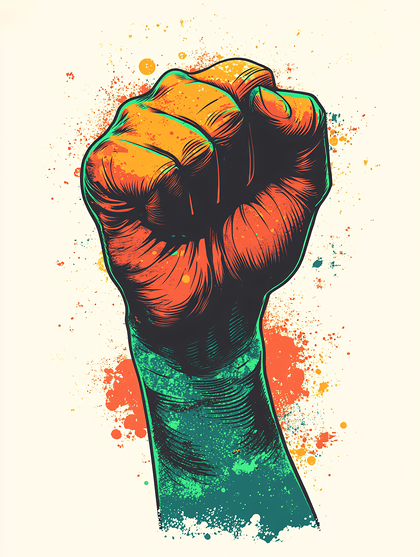Raised Fist of Unity