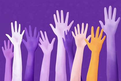 Raised Hands Diversity