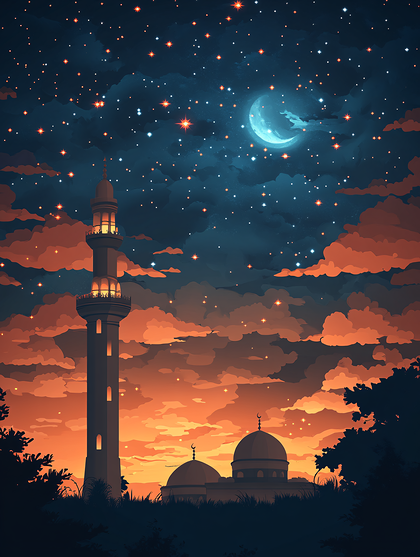Ramadan Night Sky